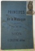 Principes de la Musique.. 