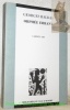 Orphée errant. Carnets 1989.. HALDAS, Georges.