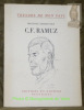 C. F. Ramuz. Collection Trésors de mon pays.. Zermatten, Maurice.