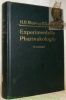 Die experimentelle Pharmakologie als Grandlage der Arzneibehandlung. 9. Auflage durch einen Nachtrag ergänzt und verbessert von Prof. Dr. Hans H. ...