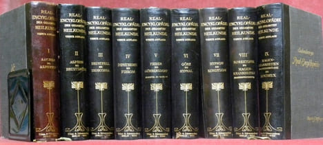 Real-Encyclopädie der Gesammten Heilkunde, Medizinisch-chirurgisches Handwörterbuch für praktische Ärzte. 4. gänzlich umgearbeitete Auflage. 15 Bände ...