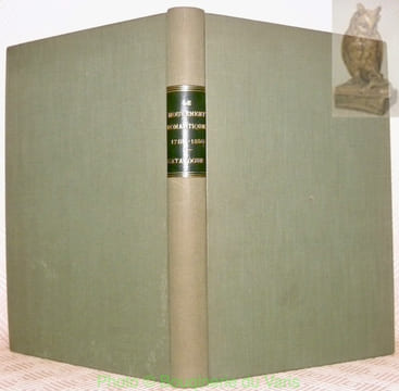 Le Mouvement Romantique 1788-1850. Essai de bibliographie synchronique et méthodique. Précédé d’une Lettre à l’Académie Française sur l’Edition ...