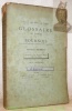 Glossaire du Parler de Bournois (Canton de l’Isle-sur-le-Doubs, arrondissement de Beaume-les-Dames). “Société des Parlers de France”.. ROUSSEY, ...
