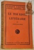 Le touriste littéraire. Essais critiques, artistiques, philosophiques, littéraires.. BOULENGER, Jacques.