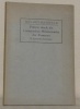 Führer durch die Literarischen Meisterwerke der Romanen. I. Band: Meisterwerke der italienischen Literatur. II: Spanische Literatur.. HATZFELD, ...