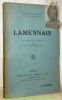 Lamennais. Ouvrage couronné par l’Académie Française. 2e édition.. HARISPE, Pierre.
