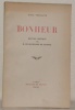 Bonheur. Edition critique par H. de Bouillane de Lacoste.. VERLAINE, Paul.
