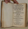 Universae matheseos brevis institutio theorico practica ex operibus PP. Societatis Jesu collecta. Editio tertia. 2 B&auml;nde in 1 Band.. PLANCK, Joanne ...