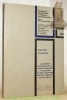 L’Almanach Catholique de la Suisse française et quelques autres almanachs édités à Fribourg au XIXe siècle. Collection Etudes et recherches d’histoire ...