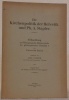 Die Kirchenpolitik der Helvetik und Ph. A. Stapfer. Abhandlung.. DAMOUR, Carl.