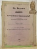 Die Regestern der Benedictiner-Abtei Pfävers und Landschaft Sargans.Die Regesten der Archive in den schweizerischen Eidgenossenschaft. 1. Bandes, 4. ...