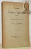 Théorie des Belles-Lettres. L’âme et les choses dans la parole. 5e édition.. LONGHAYE, G.