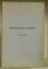 HENRI-LEONARD BORDIER 1817 - 1888. Allocution à la Société d’Histoire et d’Archéologie de Genève. Avec une bibliographie et un portrait.. FAVRE, ...