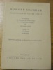 Honor&eacute; Daumier Formprobleme seiner Kunst. Angenommen auf Antrag von Herrn Prof. Dr. Gotthard Jedlicka.. ERENYI, Janos.
