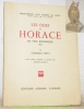 Les Odes d’Horace en vers burlesques 1652. Texte établi, présenté et annoté par André Lebois.. HORACE. - BEYS, Charles.