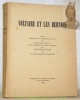Voltaire et les Bernois. Thèse, Faculté des Lettres, Université de Berne.. ROULET, Louis-Edouard.