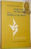 Structure du discours de la poésie et du récit. Collection Langages.. LEFEBVE, Maurice-Jean.