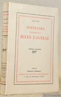 Souvenirs concernant Jules Lagneau.