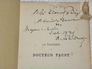 La tragédie du docteur Faust de Goethe en vers français.. RIEDMATTEN, A. de. GOETHE.