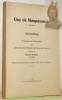 GUY DE MAUPASSANT. Abhandlung.. STAUBER, Eurgen.