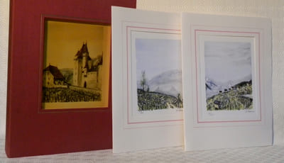 Les routes du vin en Suisse romande. Lithographies originales en couleurs de Jean-Pierre Rémon.