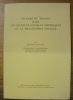 Valeurs du travail dans les sciences sociales empiriques et la philosophie sociale. Thèse.. BOEGLIN, Médard.