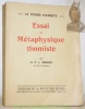 Essai de Méthaphysique thomiste.Coll. “La pensée Thomiste.”. WEBERT, J.
