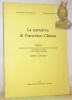 La narrativa di Francesco Chiesa. Thèse.. CODIROLI, Pierre.