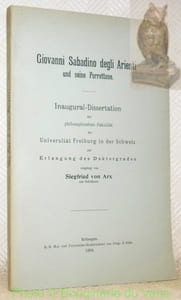Giovanni Sabadino degli Arienti und seine Porrettane. Diss.
