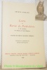 Lettre du Baron de Petdechèvre à son secrétaire du chateau de Saint-Malgoire. Suivie de deux dessins inédits. Introduction et commentaire par Jules ...