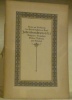 Verein zur Förderung der Gutenbergstube in Bern Jahresbericht pro 1911. Mitglieder-Verzeichnis Dritter Nachtrag zum Katalog.. 