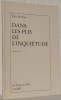 Dans les plis de l’inquiétude. Aphorismes.. KELLER, Eric.