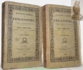 Nouveaux élémens de philosophie d’après la méthode d’observation de la règle du sens commun. 2 volumes.. DONEY, Abbé.