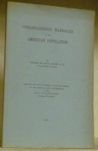Consanguineous marriages in the american population.