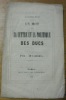 Un mot sur la lettre et la politique des Ducs.. REMY, Alexandre.