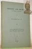 Herbart and Froebel : an attempt at synthesis. Dissertation.. COLE, Percival Richard.