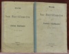 BERICHT über das Sanitätswesen des Kantons Schaffhausen vom Jahr 1862/63 und 1868/69  (2 Bde).. 