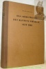 Das Armenwesen des Kantons Thurgau seit 1803.. DÜSSLI, Hans.