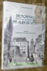 Dictionnaire historique et toponymique des rues de Vevey. Préface d’André de Giuli.. BERGER, François.
