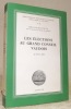 Les élections au Grand Conseil vaudois de 1913 - 1966.Coll. : “Bibliothèque historique vaudoise”, n.° 52.. RUFFIEUX, Roland.