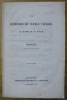 La démission du Clergé vaudois en 1539 et en 1845.. MARTIN, Henri.