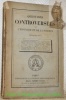 Questions controversées de l’histoire de la science. Première Série.. 