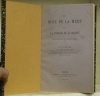 Du rôle de la mère dans la famille et la société. Mémoire couronné par la Société protectrice de l’Enfance. 1868.. DEVALZ, Dr.