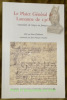 Le Plaict Général de Lausanne de 1368 “translaté de latyn en françois”.. DAHHAOUI, Yann. - POUDRET, Jean-François.
