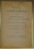 Catalogue d’estampes anciennes de toutes les écoles. Oeuvres d’Etienne Delaune et d’Abraham-Bosse provenant de la Collection de feu M. Ch. Bérard. ...