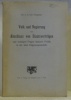 Volk und Regierung beim Abschluss von Staatsverträgen und sonstigen Fragen äusserer Politik in der alten Eidgenossenschaft.. TSCHARNER, L. S. von.