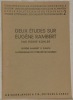 Deux études sur Eugène Rambert. Ecole polytechnique Fédérale 2.. KOHLER, Pierre.