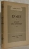 Ramuz ou le goût de l’authentique. Essai.. DICHAMP, Maxence.