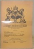 Annales Fribourgeoises. Organe officiel de la Société d’Histoire du Canton de Fribourg. XXme année en 6 fascicules.. 