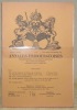 Annales Fribourgeoises. Organe officiel de la Société d’Histoire du Canton de Fribourg. XXIIIme année en 6 fascicules.. 